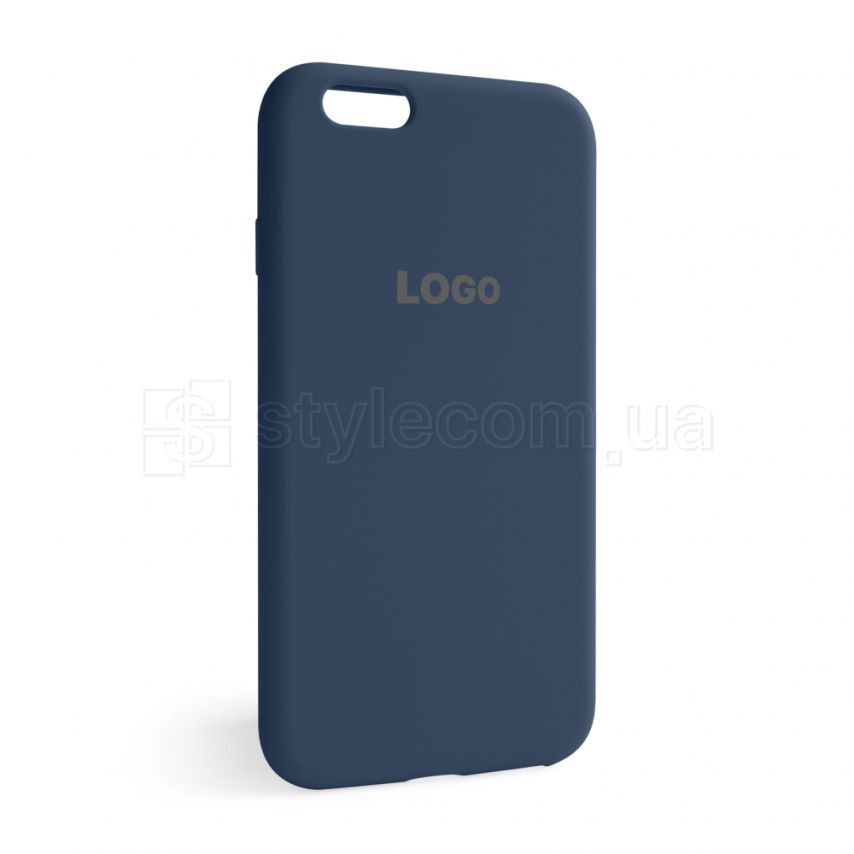 Чехол Full Silicone Case для Apple iPhone 6, 6s blue cobalt (36)