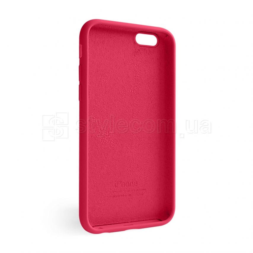 Чехол Full Silicone Case для Apple iPhone 6, 6s rose red (37)