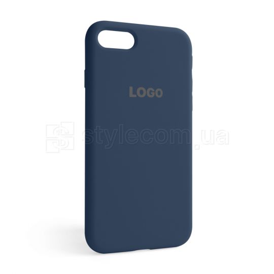 Чехол Full Silicone Case для Apple iPhone 7, 8, SE 2020 blue cobalt (36)