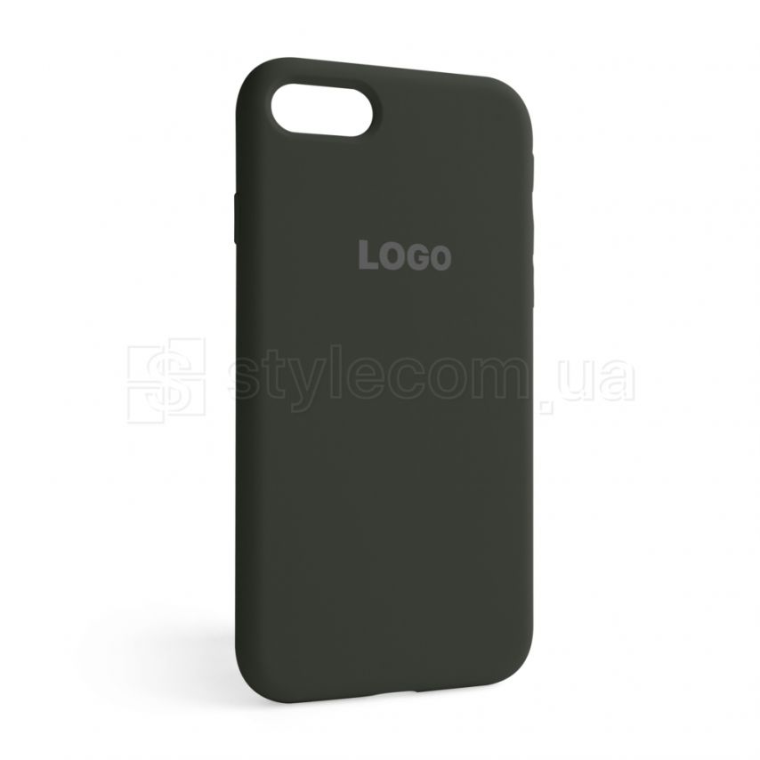 Чехол Full Silicone Case для Apple iPhone 7, 8, SE 2020 dark olive (35)
