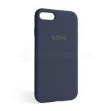 Чехол Full Silicone Case для Apple iPhone 7, 8, SE 2020 dark blue (08)