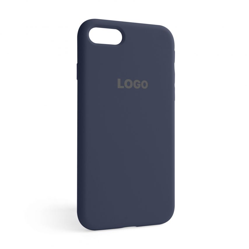 Чохол Full Silicone Case для Apple iPhone 7, 8, SE 2020 dark blue (08)