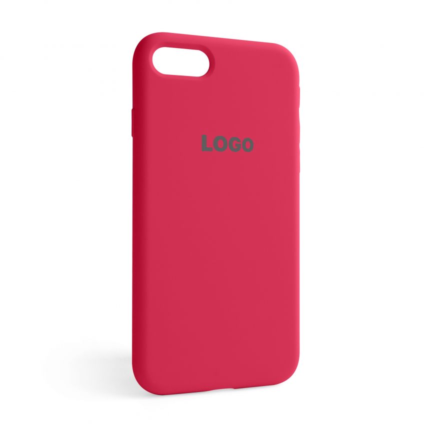 Чохол Full Silicone Case для Apple iPhone 7, 8, SE 2020 rose red (37)