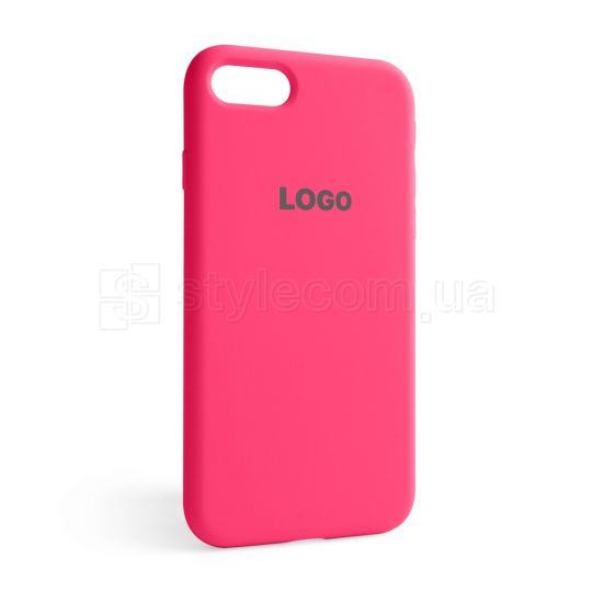Чехол Full Silicone Case для Apple iPhone 7, 8, SE 2020 shiny pink (38)