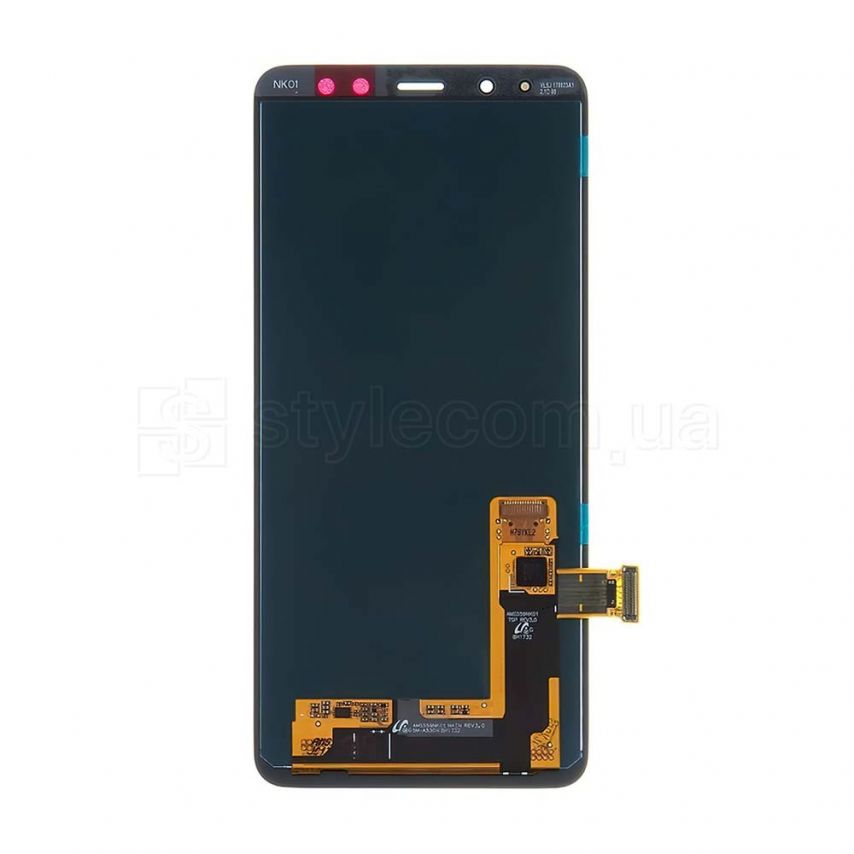 Дисплей (LCD) для Samsung A8/A530 (2018) с тачскрином black (Oled) Original Quality