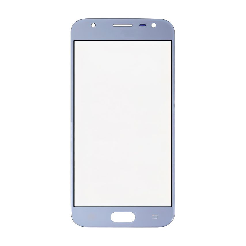 Скло дисплея для переклеювання Samsung Galaxy J3/J330 (2017) light blue Original Quality