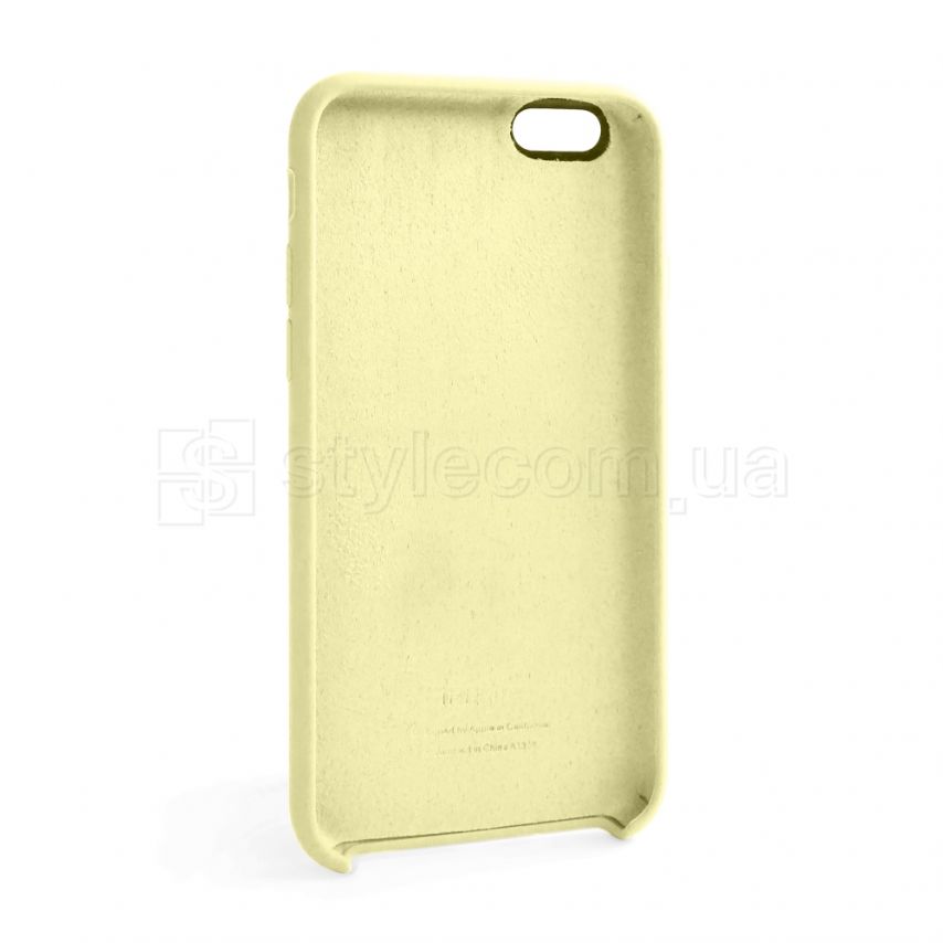 Чехол Original Silicone для Apple iPhone 6, 6s mellow yellow (51)