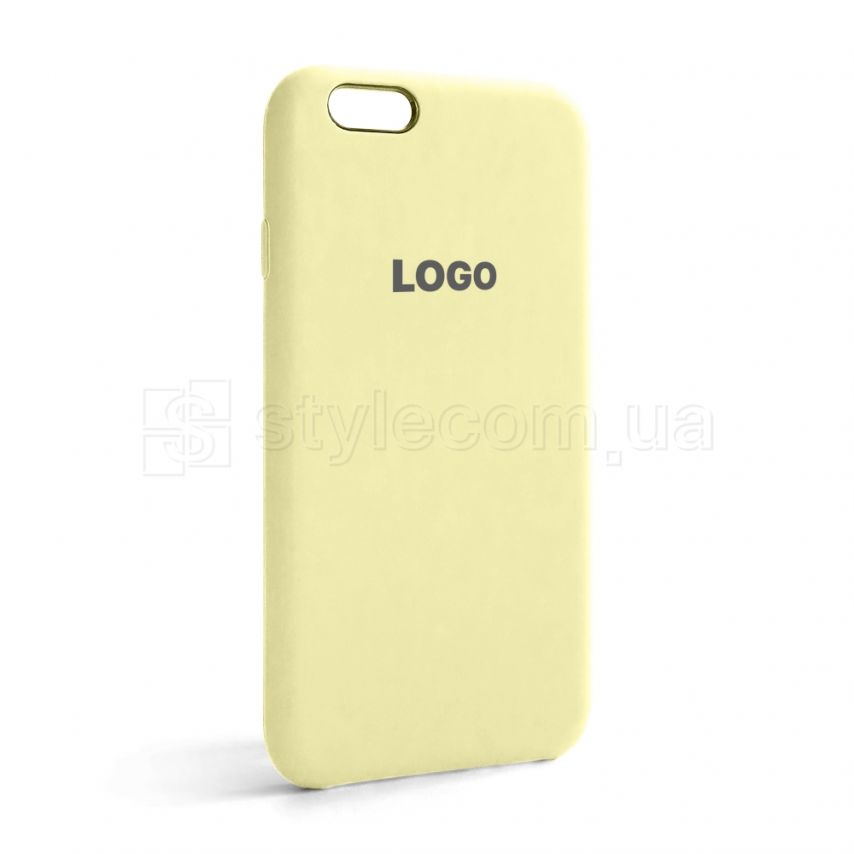 Чехол Original Silicone для Apple iPhone 6, 6s mellow yellow (51)