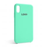 Чехол Original Silicone для Apple iPhone X, Xs mint (47)