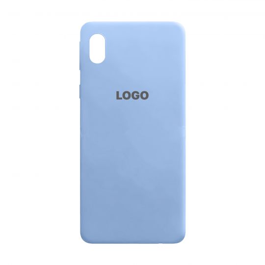 Чехол Original Silicone для Samsung Galaxy A01 Core/A013 (2020), M01 Core/M013 (2020) light blue (05) - купить за 177.20 грн в Киеве, Украине