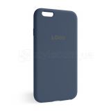 Чехол Full Silicone Case для Apple iPhone 6, 6s lavender grey (28)