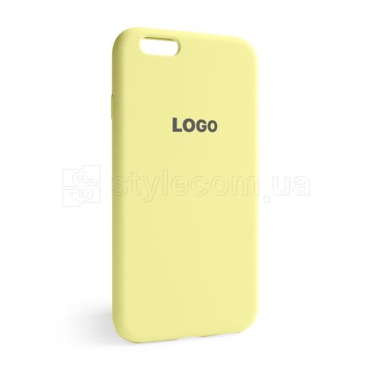 Чохол Full Silicone Case для Apple iPhone 6, 6s mellow yellow (51)