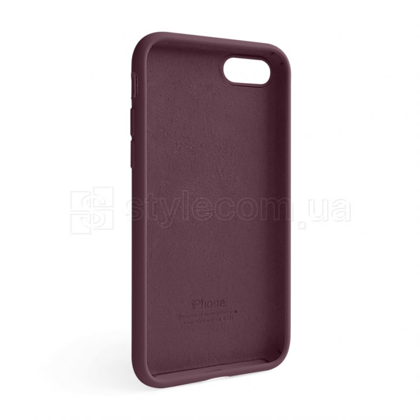 Чехол Full Silicone Case для Apple iPhone 7, 8, SE 2020 maroon (42)