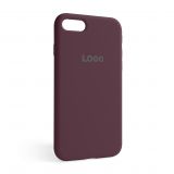 Чехол Full Silicone Case для Apple iPhone 7, 8, SE 2020 maroon (42)