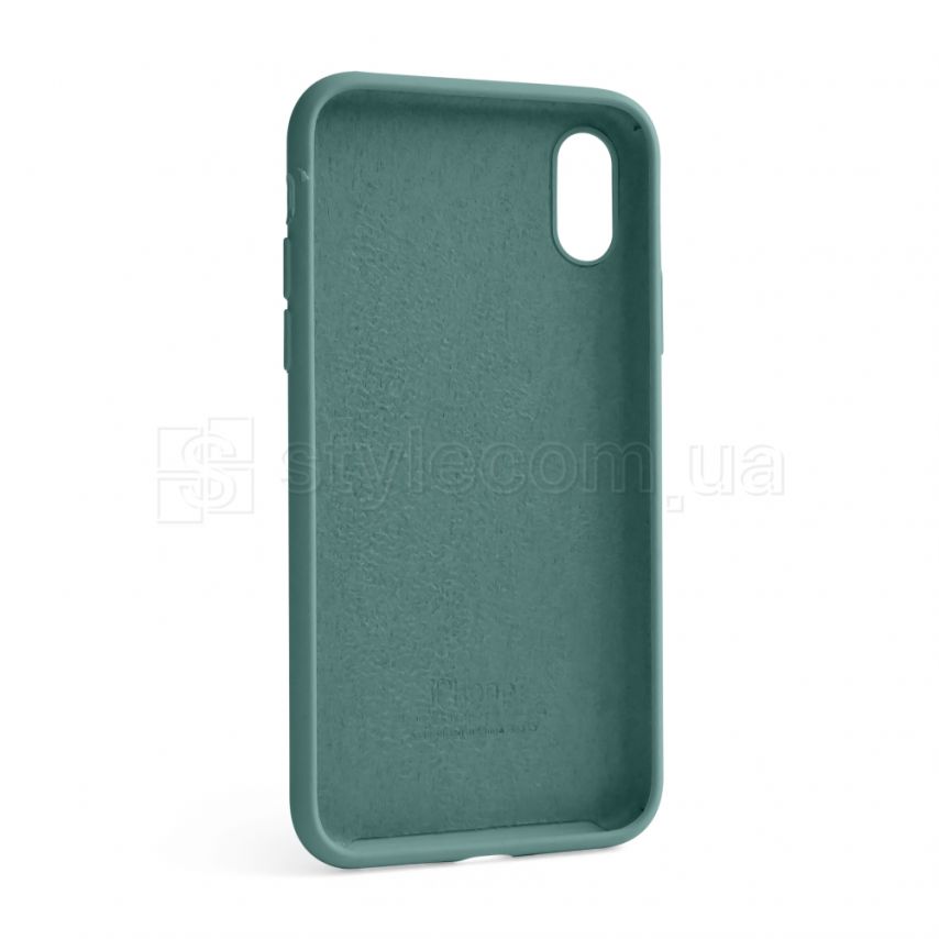 Чехол Full Silicone Case для Apple iPhone X, Xs pine green (55)