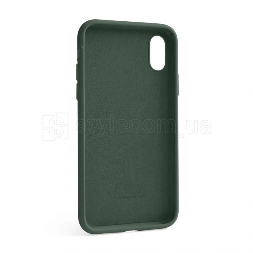 Чехол Full Silicone Case для Apple iPhone X, Xs atrovirens green (54)