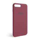 Чохол Full Silicone Case для Apple iPhone 7 Plus, 8 Plus maroon (42)
