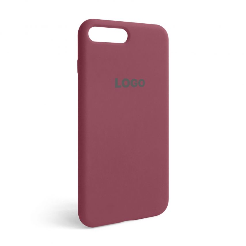 Чохол Full Silicone Case для Apple iPhone 7 Plus, 8 Plus maroon (42)