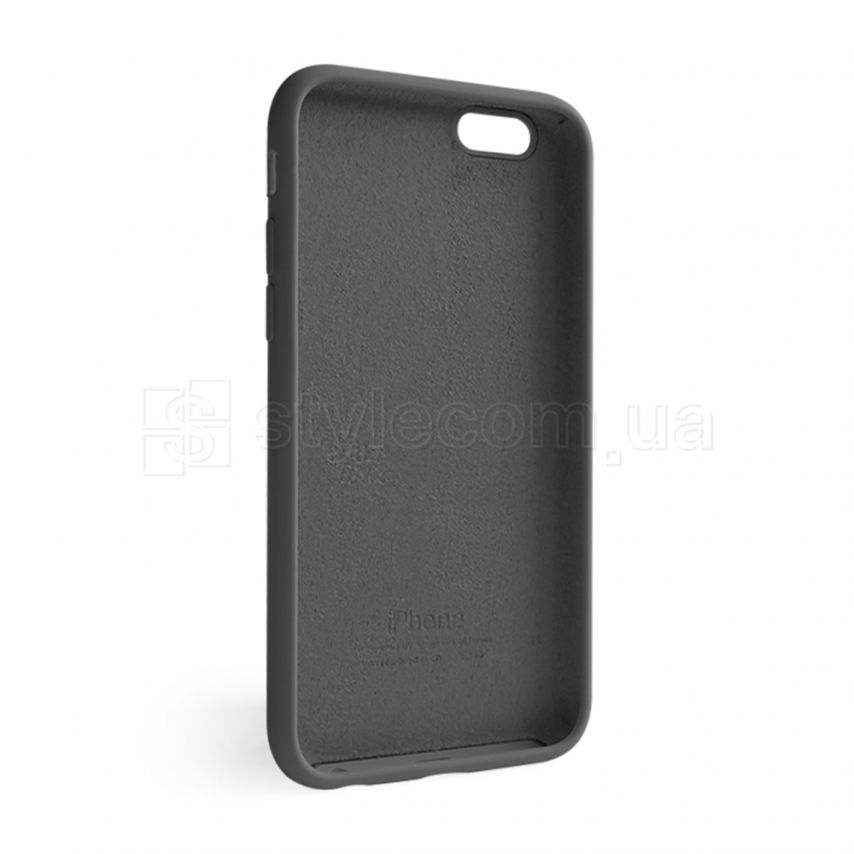 Чохол Full Silicone Case для Apple iPhone 6, 6s dark grey (15)
