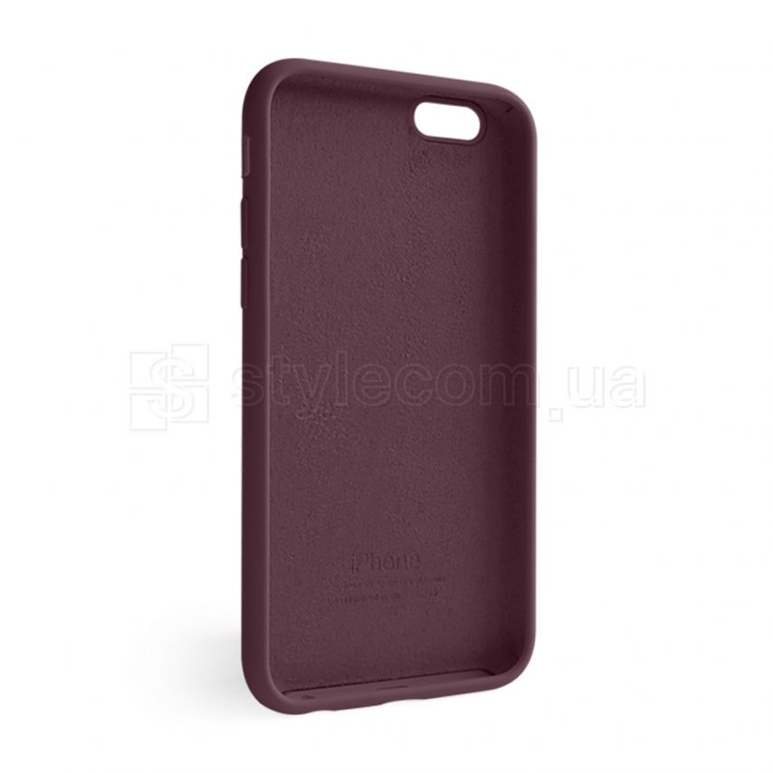 Чехол Full Silicone Case для Apple iPhone 6, 6s maroon (42)