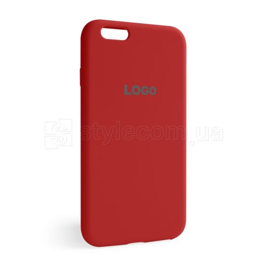 Чехол Full Silicone Case для Apple iPhone 6, 6s red (14)