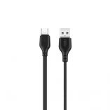 Кабель USB XO NB103 Micro Quick Charge 2.1A 2м black - купить за 101.63 грн в Киеве, Украине