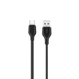 Кабель USB XO NB103 Micro Quick Charge 2.1A 2м black