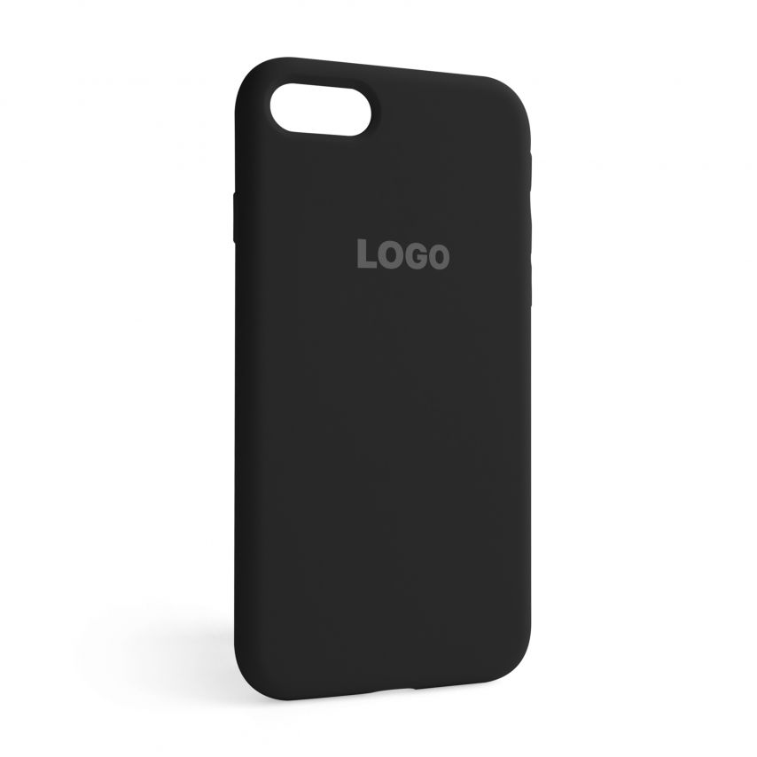 Чохол Full Silicone Case для Apple iPhone 7, 8, SE 2020 black (18)