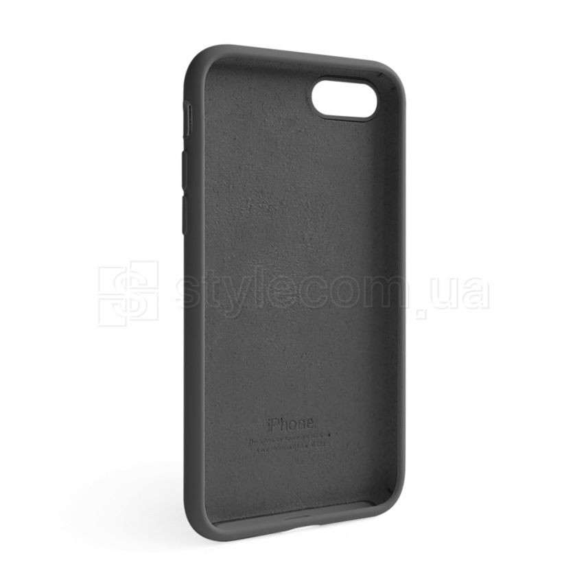 Чохол Full Silicone Case для Apple iPhone 7, 8, SE 2020 dark grey (15)