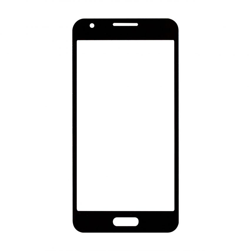 Скло дисплея для переклеювання Samsung Galaxy A3/A300 (2015) black Original Quality