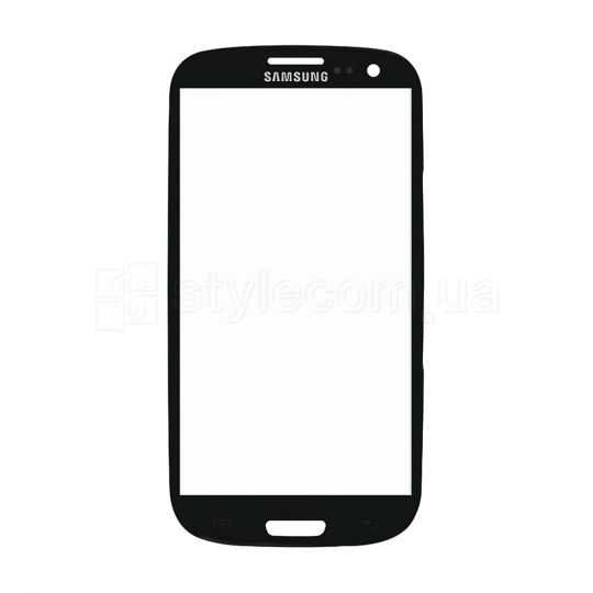 Стекло дисплея для переклейки Samsung Galaxy S3 I9300 black Original Quality