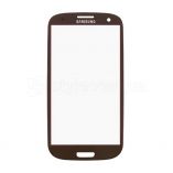 Скло дисплея для переклеювання Samsung Galaxy S3 I9300 coffee Original Quality - купити за 313.50 грн у Києві, Україні