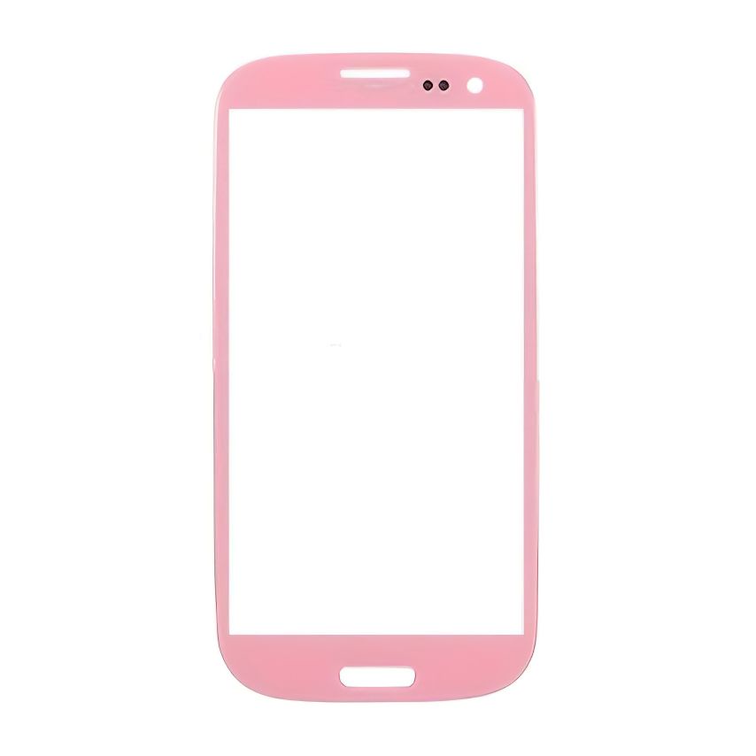 Стекло дисплея для переклейки Samsung Galaxy S3 I9300 pink Original Quality