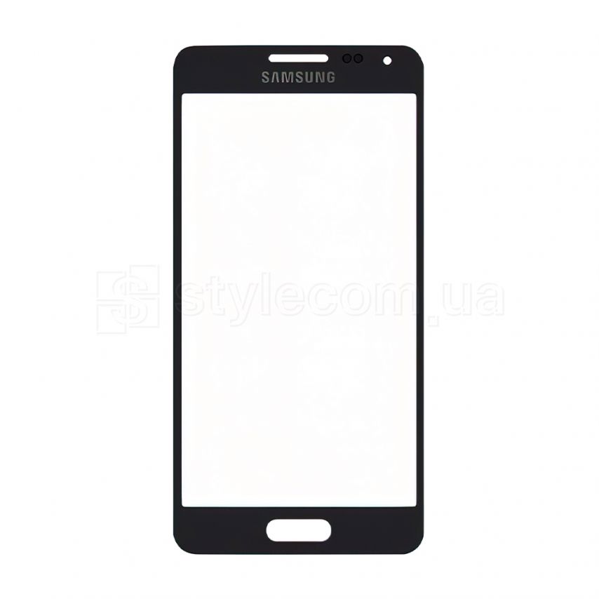 Стекло дисплея для переклейки Samsung Galaxy Alpha G850F black Original Quality
