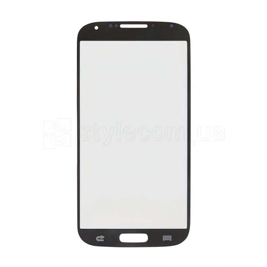Стекло дисплея для переклейки Samsung Galaxy S4 I9500 dark blue Original Quality