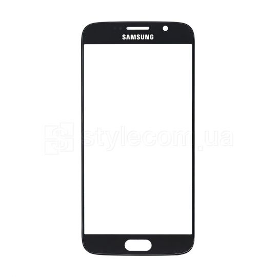 Скло дисплея для переклеювання Samsung Galaxy S6/G920 (2015) black Original Quality