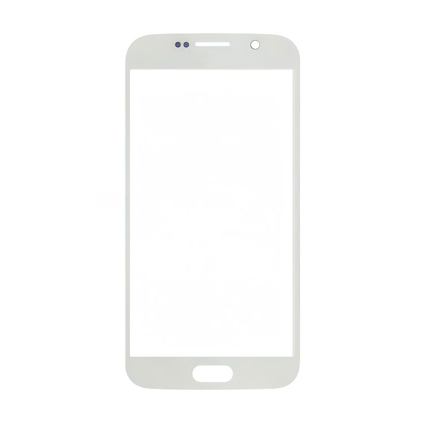 Скло дисплея для переклеювання Samsung Galaxy S6/G920 (2015) white Original Quality