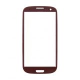 Стекло дисплея для переклейки Samsung Galaxy S4 I9500 red Original Quality
