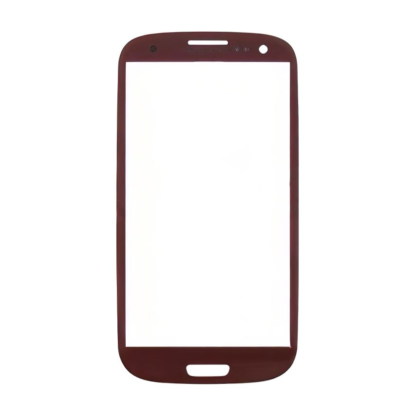 Стекло дисплея для переклейки Samsung Galaxy S4 I9500 red Original Quality