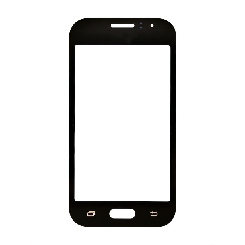 Скло дисплея для переклеювання Samsung Galaxy J1 Ace/J110 (2015) black Original Quality