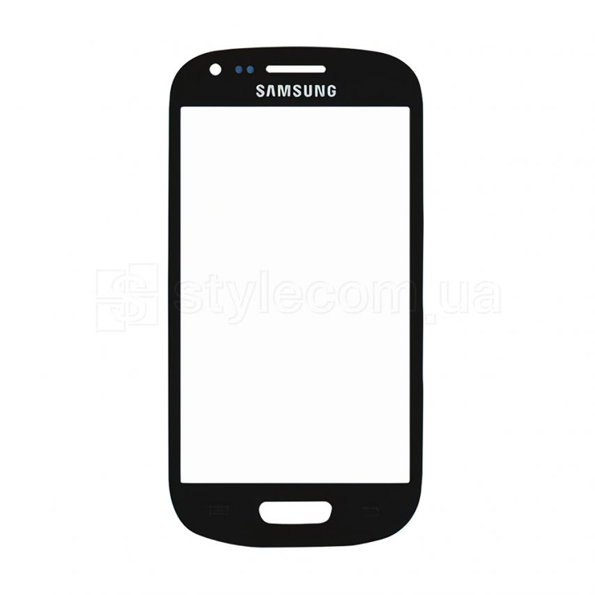 Скло дисплея для переклеювання Samsung Galaxy S3 Mini I8190 black Original Quality