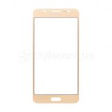 Скло дисплея для переклеювання Samsung Galaxy J5/J510 (2016) gold Original Quality