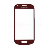 Скло дисплея для переклеювання Samsung Galaxy S3 Mini I8190 red Original Quality