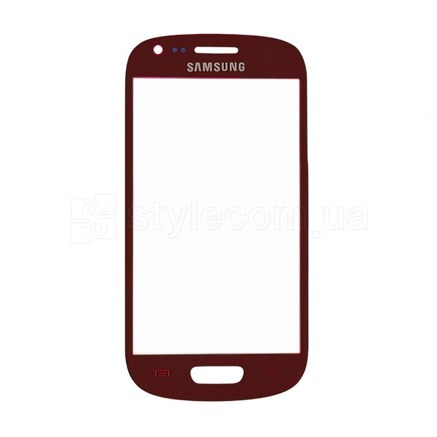 Стекло дисплея для переклейки Samsung Galaxy S3 Mini I8190 red Original Quality