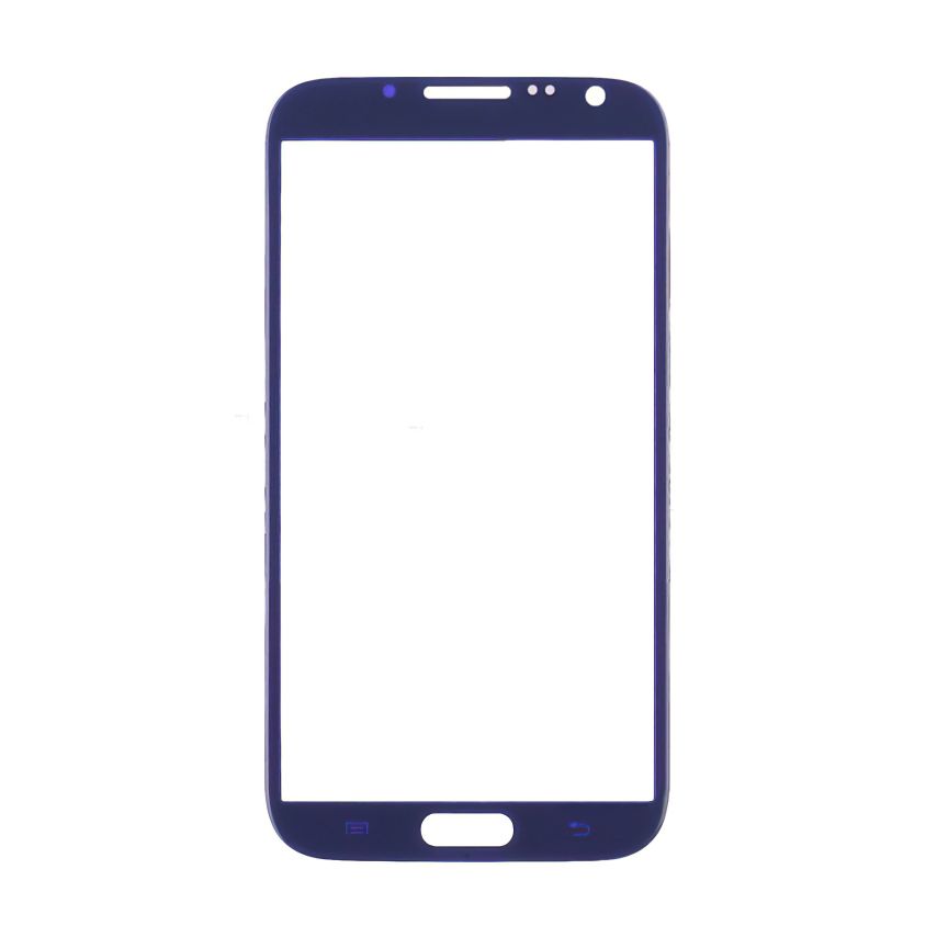 Стекло дисплея для переклейки Samsung Galaxy Note 2 N7100 blue Original Quality