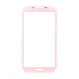 Стекло дисплея для переклейки Samsung Galaxy Note 2 N7100 pink Original Quality