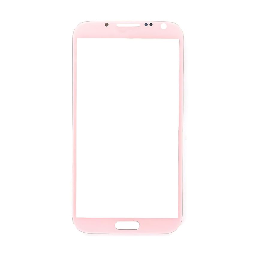 Стекло дисплея для переклейки Samsung Galaxy Note 2 N7100 pink Original Quality