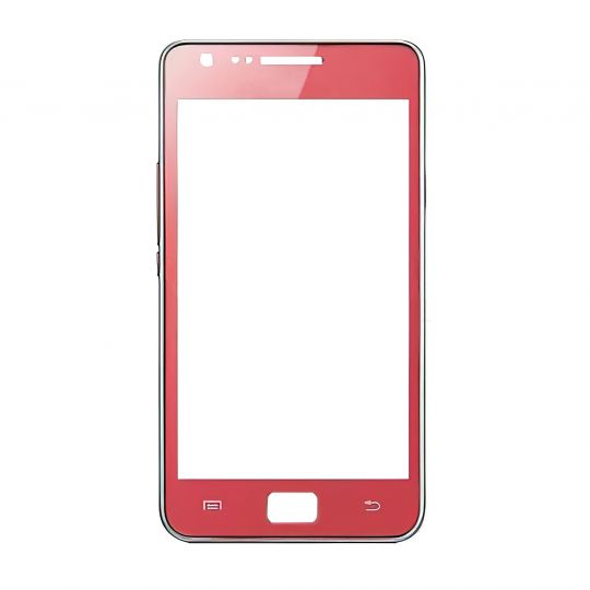 Скло дисплея для переклеювання Samsung Galaxy S2 I9100, Galaxy S2 Plus I9105 red Original Quality - купити за 134.70 грн у Києві, Україні