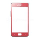 Стекло дисплея для переклейки Samsung Galaxy S2 I9100, Galaxy S2 Plus I9105 red Original Quality