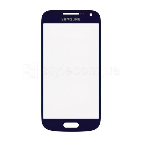 Скло дисплея для переклеювання Samsung Galaxy S4 Mini I9190 blue Original Quality